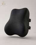 Ergonest™ Premium Memory Foam Lumbar Back Support Cushion for Office Chair, Car Seat & Home | Ergonomic Posture Support & Back Pain Relief